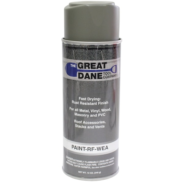 Roofing Spray Paint, Weathered Wood, 12 PK
